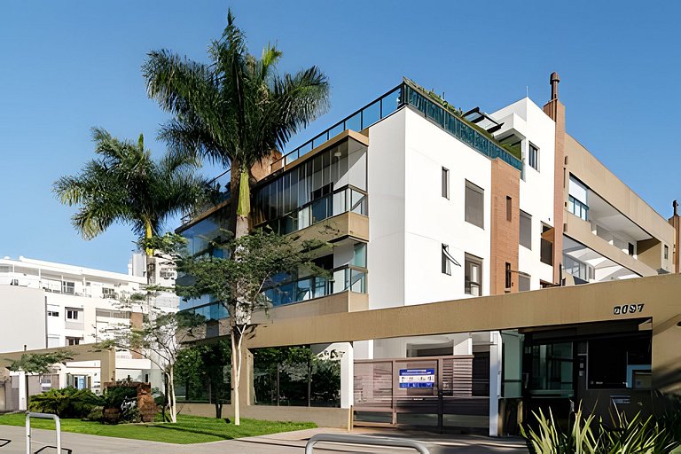 Studio fabuloso churrasqueira privativa 500m praia