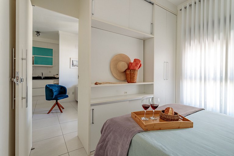 Belo studio com piscina - praia do Campeche