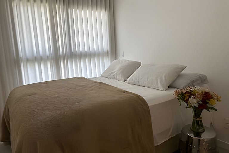 Iconic: Pé areia, 2 quartos, completo, minimalista