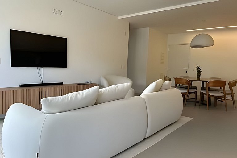 Iconic: Pé areia, 2 quartos, completo, minimalista