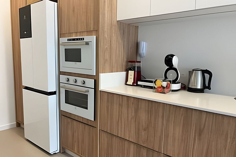 Iconic: Pé areia, 2 quartos, completo, minimalista