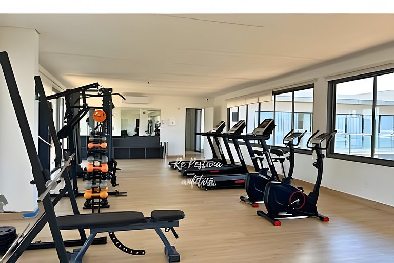 Iconic: Pé areia, 2 quartos, completo, minimalista