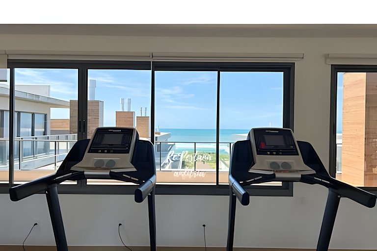 Iconic: Pé areia, 2 quartos, completo, minimalista