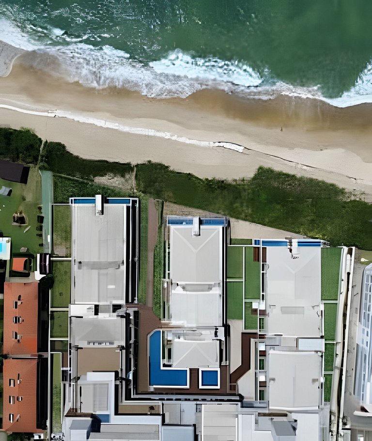 Iconic: Pé areia, 2 quartos, completo, minimalista