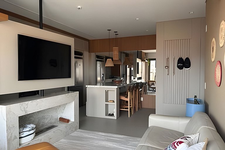 Iconic Cobertura Luxo, Jacuzzi vista ilha Campeche