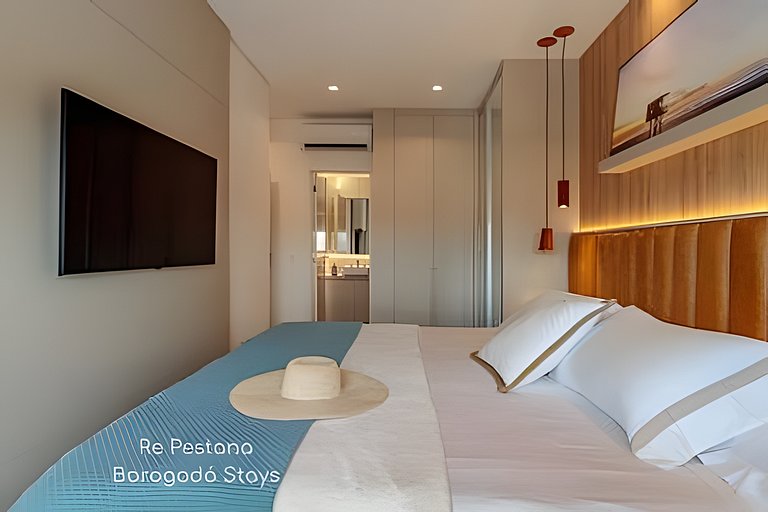 Iconic Cobertura Luxo, Jacuzzi vista ilha Campeche